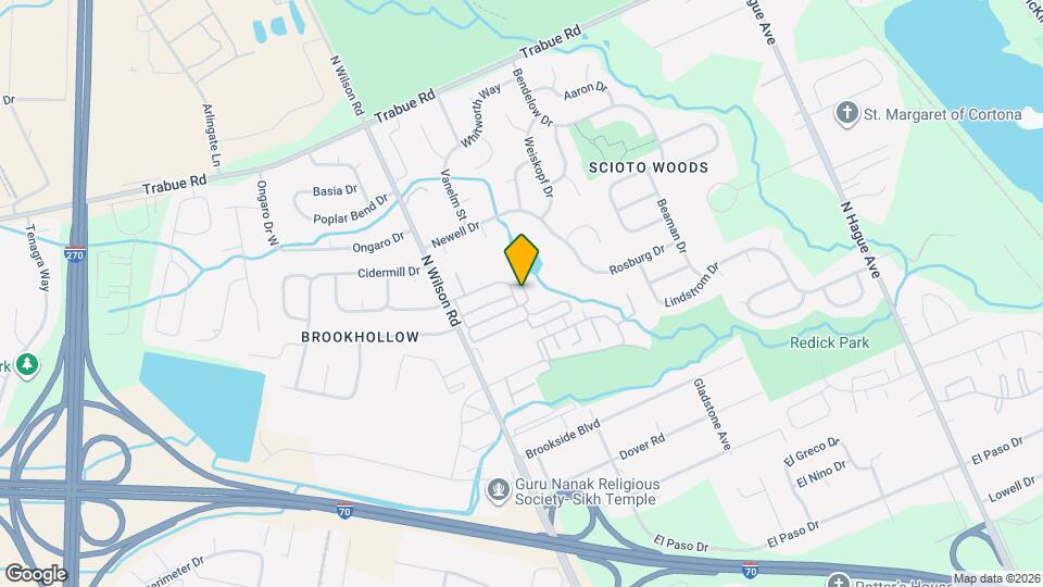 3641 Grimes Dr Map and Location Details