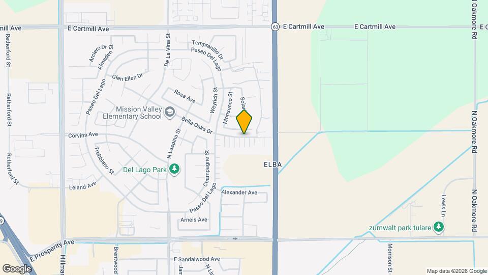 2025 Bella Oaks Dr Map and Location Details