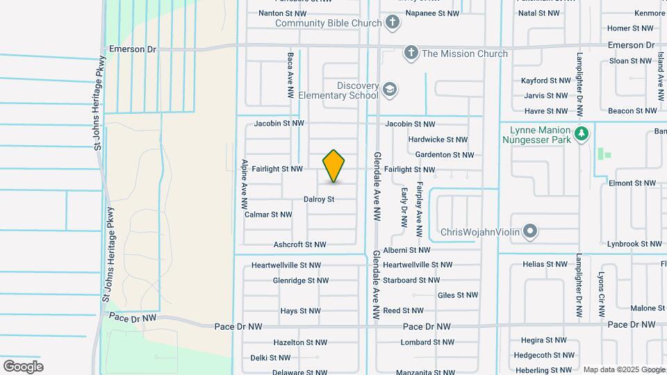 1762 Eatonia St NW Mapa y Detalles de la Ubicación