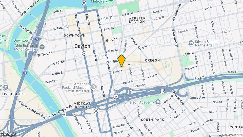 207 E 6th St, Unit 105 Map and Location Details