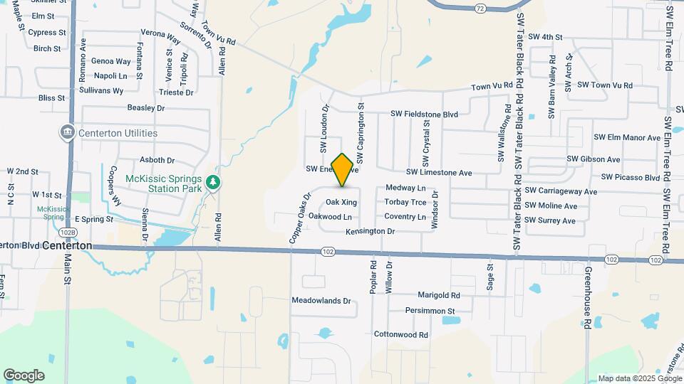 280 Copper Oaks Dr Map and Location Details