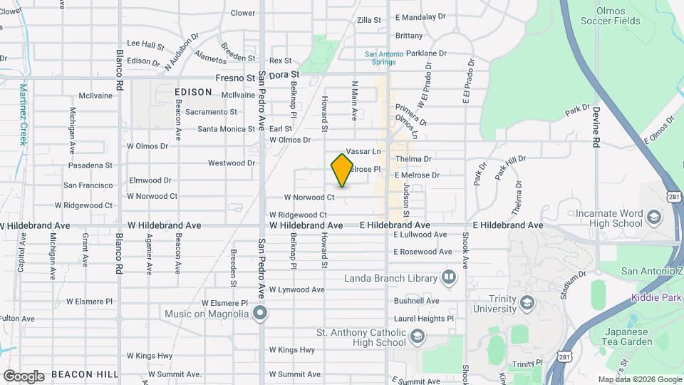 111 W Norwood Ct Map and Location Details