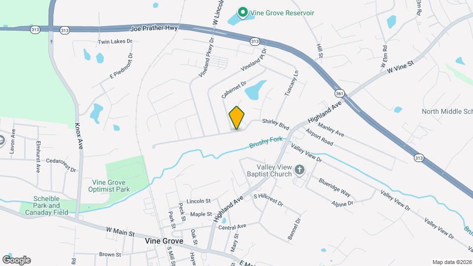 172 Shirley Blvd Map and Location Details