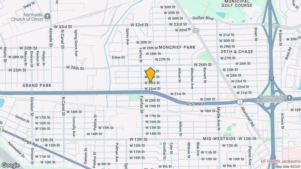 1712 W 23rd St Map and Location Details