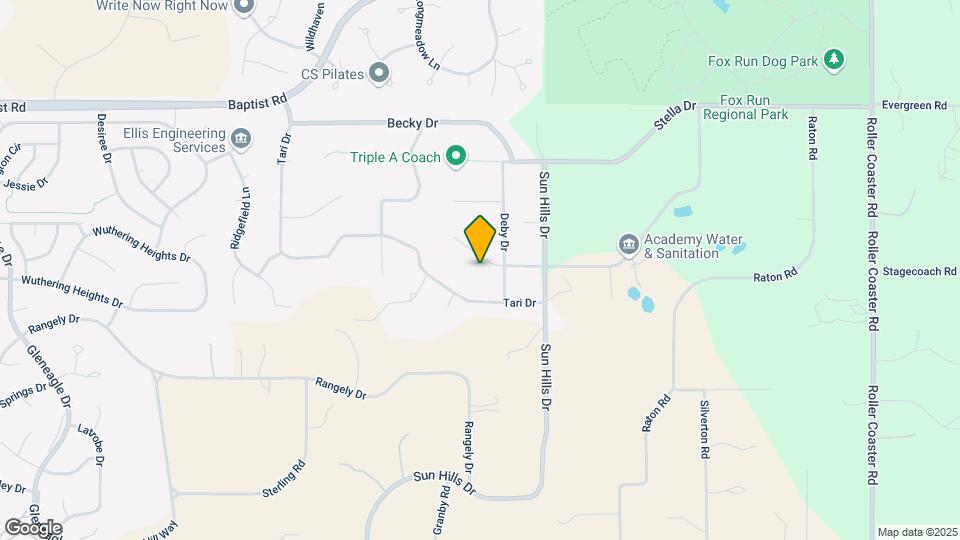 1405 Spring Valley Dr Map and Location Details