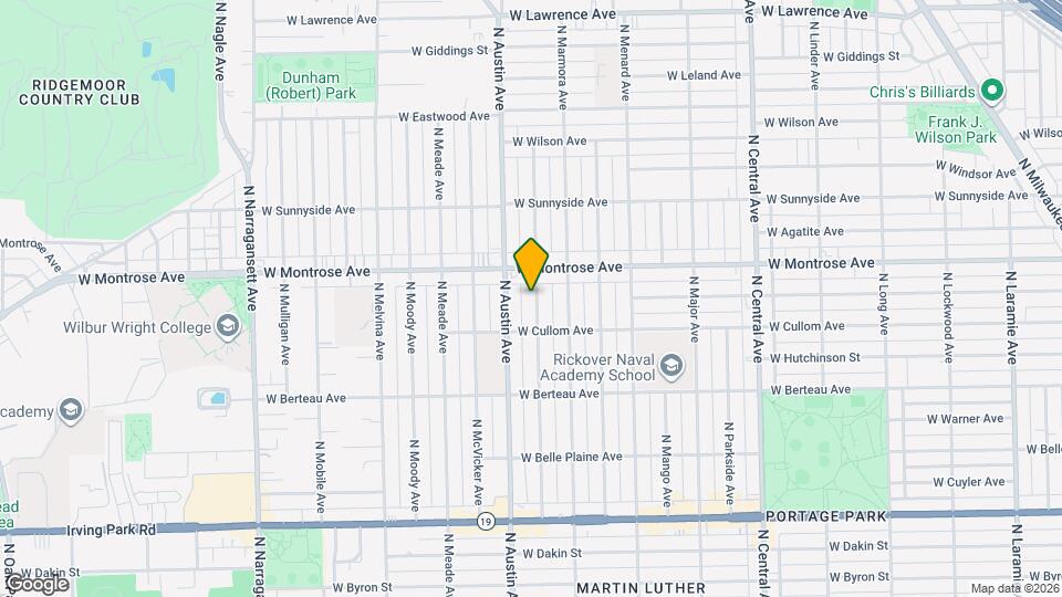 4334 N Mason Ave Map and Location Details