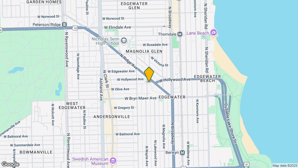 5647 N Wayne Ave Map and Location Details