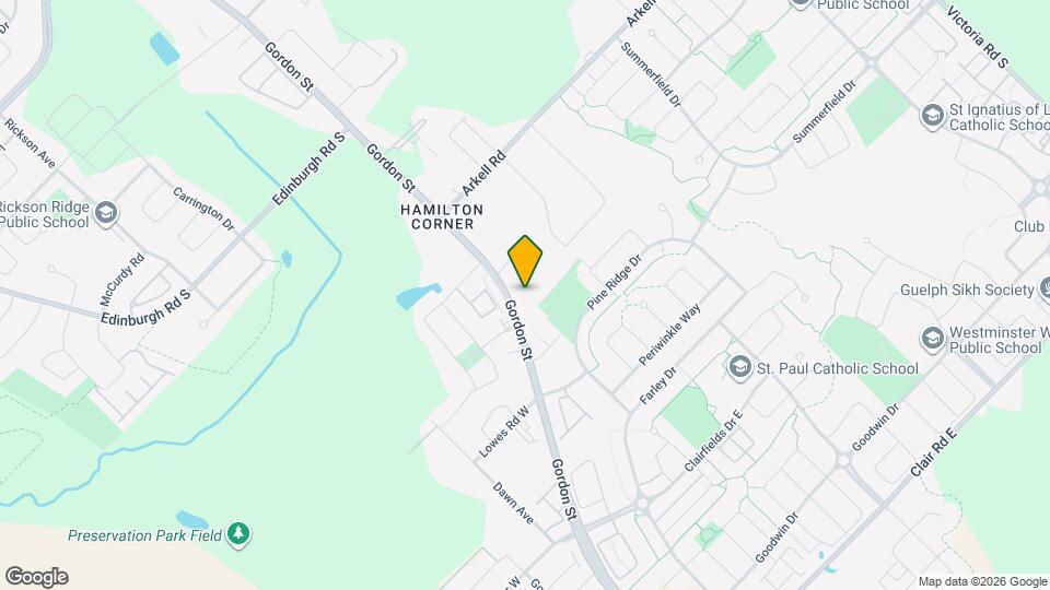 1440 Gordon St Map and Location Details