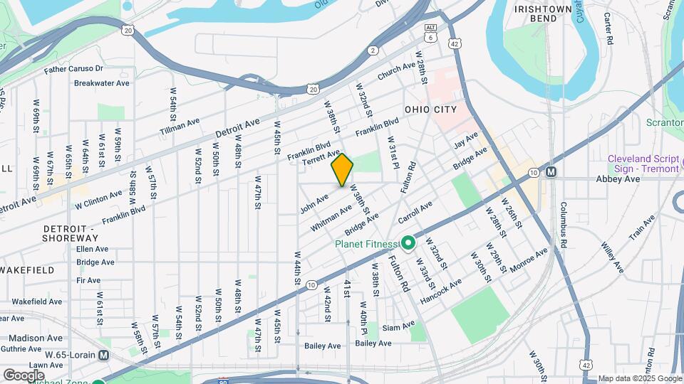 3817 John Ave, Unit Apt A Map and Location Details