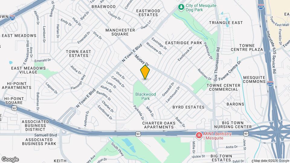 2841 Belhaven Dr Map and Location Details