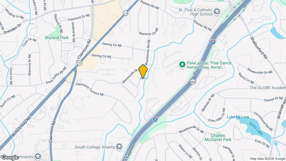 2423 Woodacres Rd NE Map and Location Details