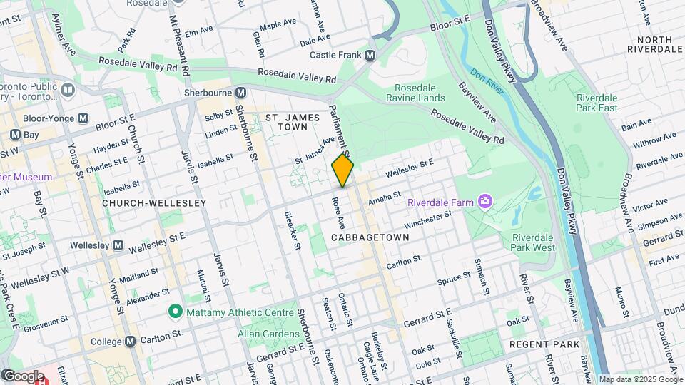 273-277 Wellesley St E Map and Location Details