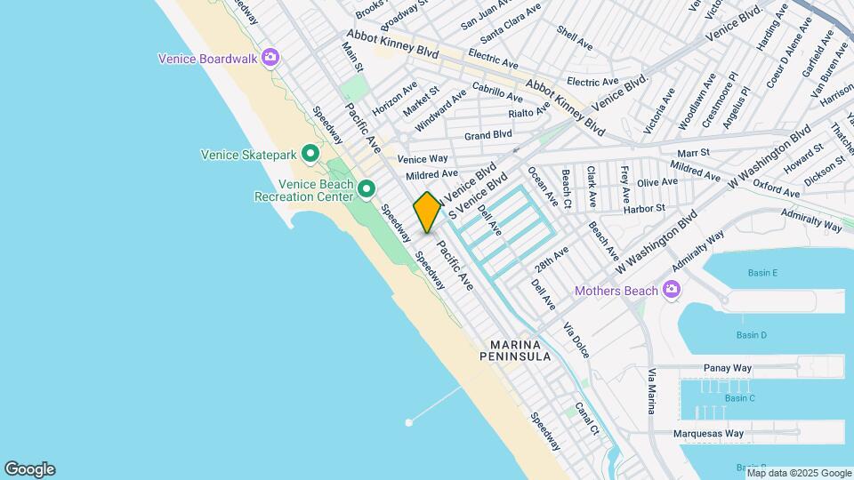 30 S Venice Blvd Mapa y Detalles de la Ubicación