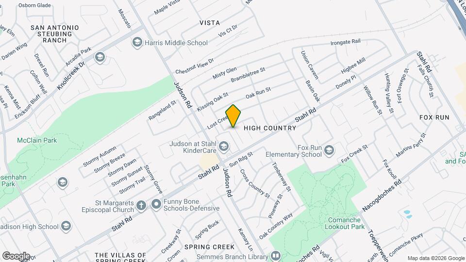 16331 Boulder Pass St Map and Location Details