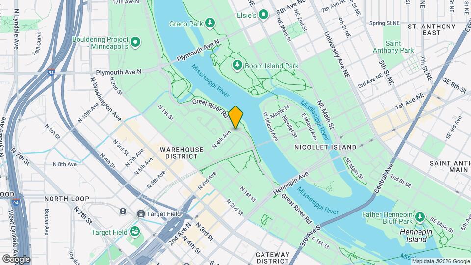 325 W River Pkwy Map and Location Details