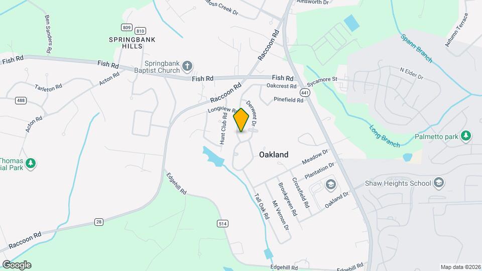 5586 Oakcrest Rd Map and Location Details