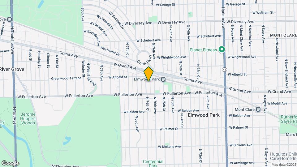 2431 N 76th Ct Map and Location Details