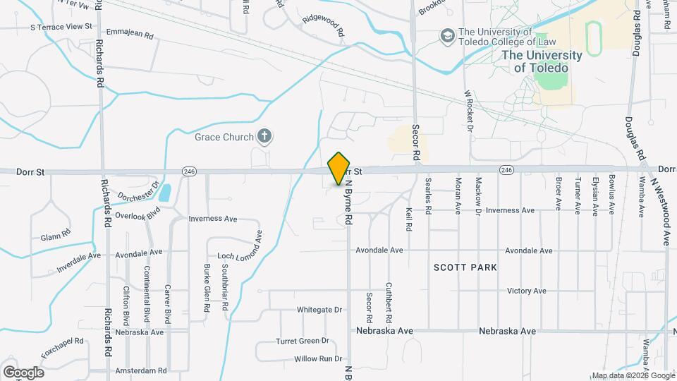 1125 N Byrne Rd Map and Location Details