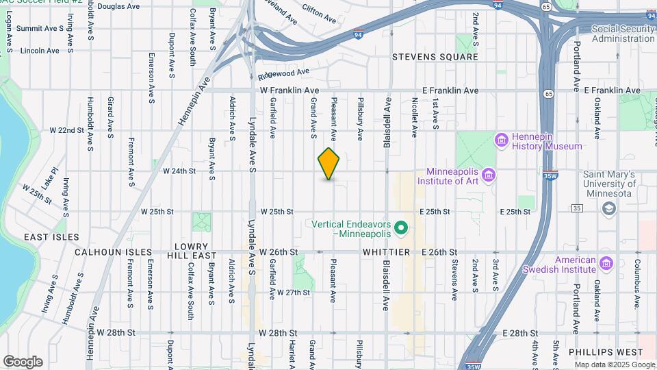 2414 S Pleasant Ave Map and Location Details
