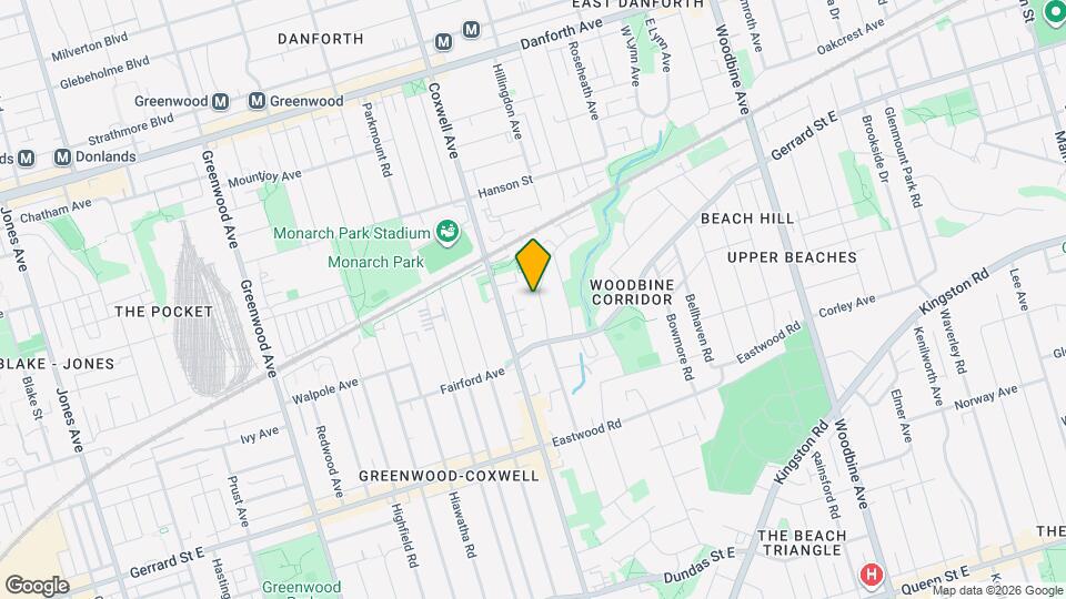 230 Gainsborough Rd Map and Location Details