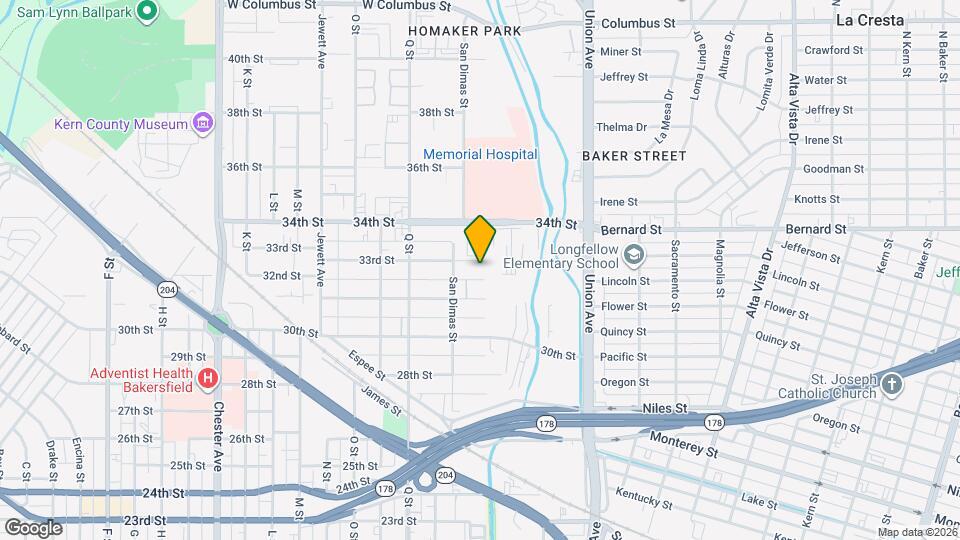 505 33rd St Map and Location Details