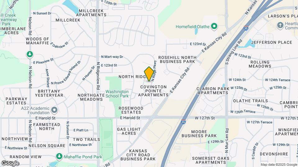 1317 N Ridge Pkwy Map and Location Details