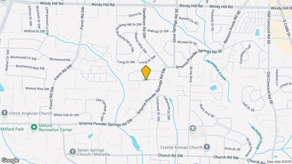 157 Timber Creek Ln SW Map and Location Details