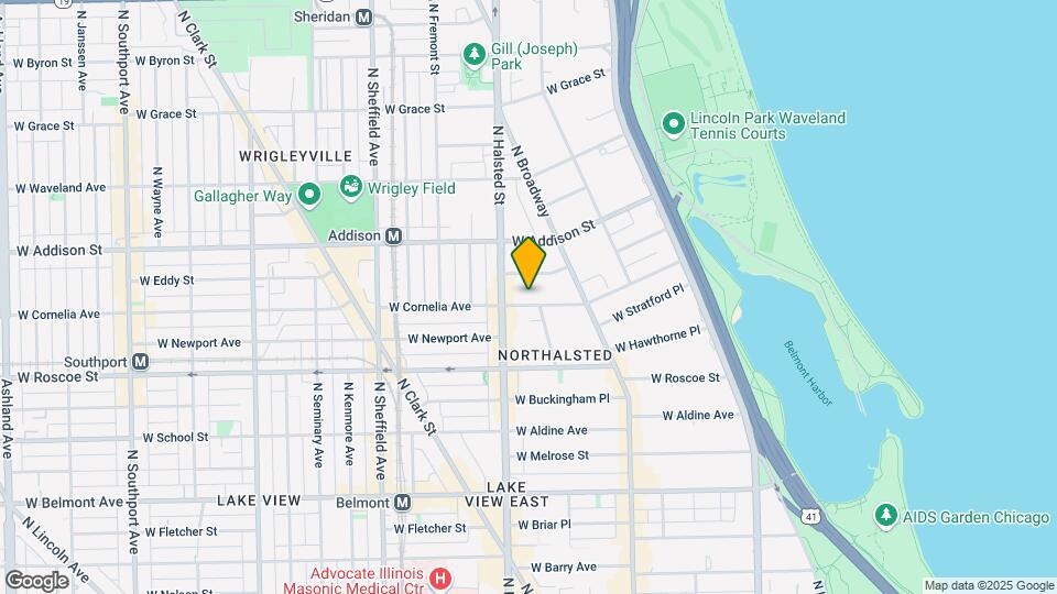 727 W Cornelia Ave, Unit 2 Map and Location Details