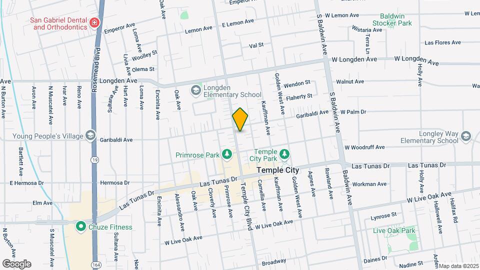 6036-6038 Temple City Blvd Map and Location Details