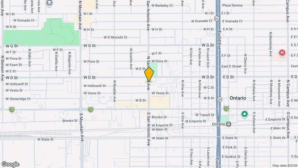 312 N San Antonio Ave Map and Location Details