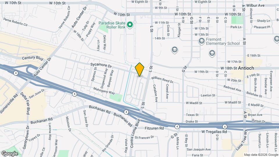 2106 Peppertree Way Map and Location Details