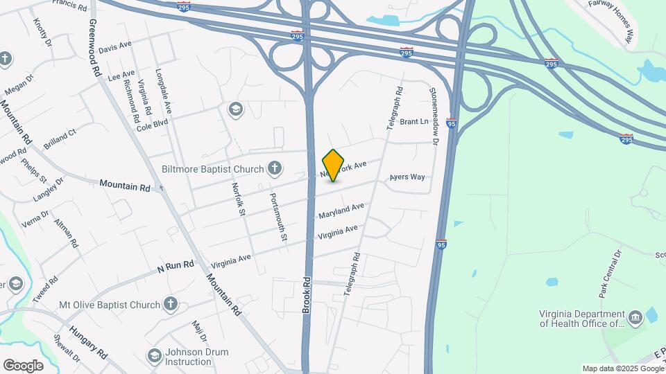 1102 Pennsylvania Ave Map and Location Details