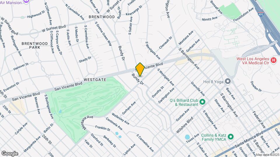 750 S Bundy Dr Map and Location Details