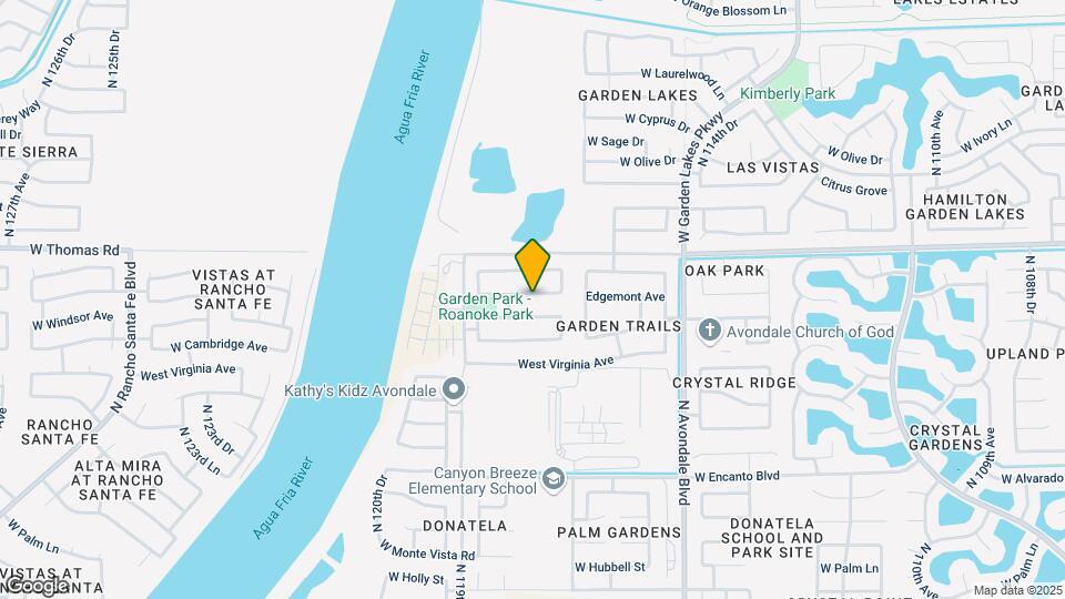 11827 W Roanoke Ave Mapa y Detalles de la Ubicación
