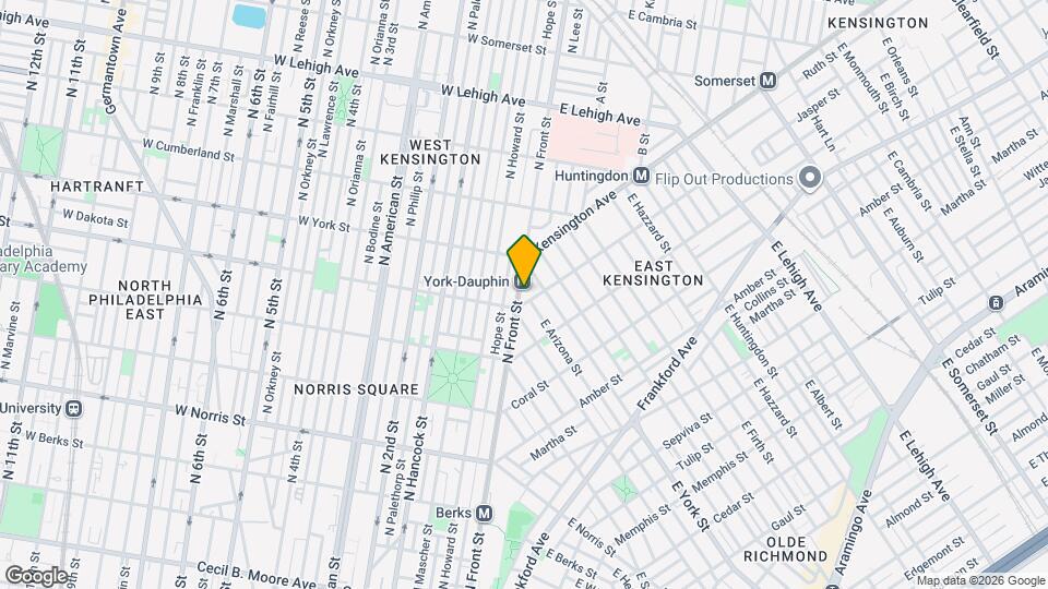 2313 N Front St, Unit 2 Map and Location Details