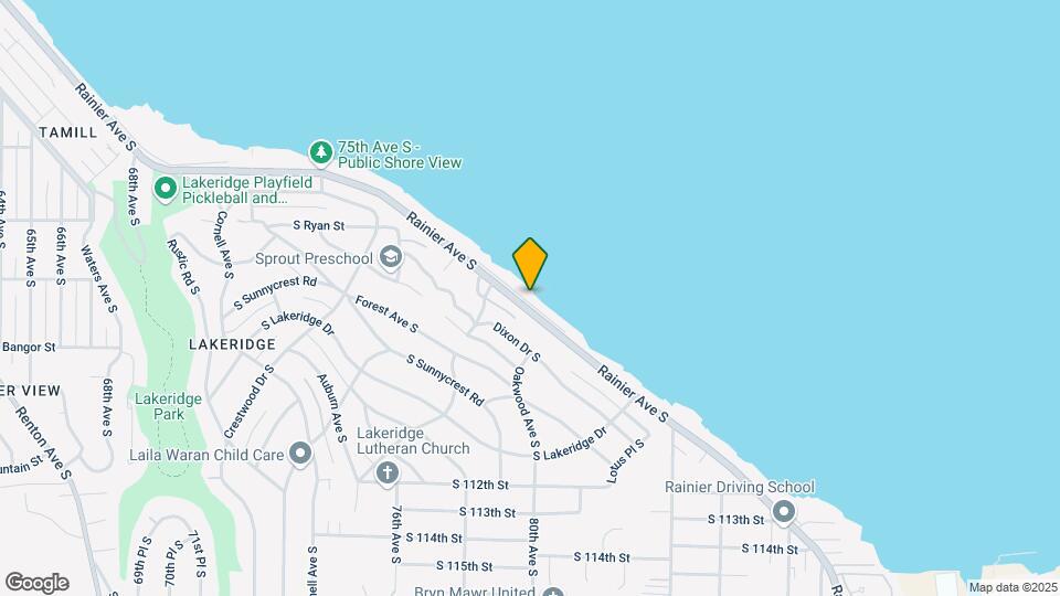 10646 Rainier Ave S Mapa y Detalles de la Ubicación