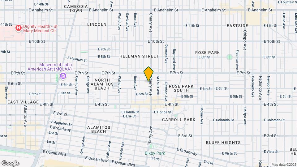 563 Cherry Ave Map and Location Details