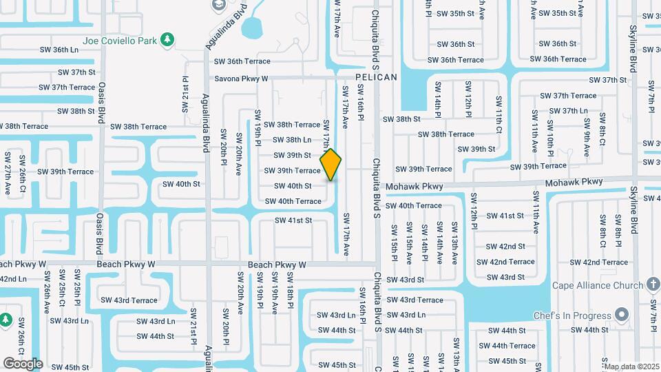 4001 SW 17th Pl Map and Location Details
