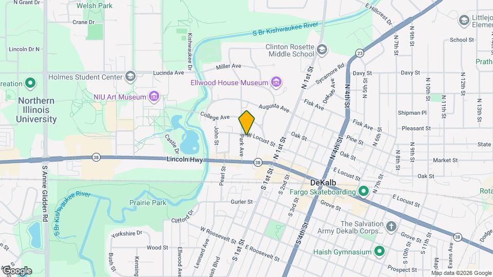 240 W Locust St Map and Location Details