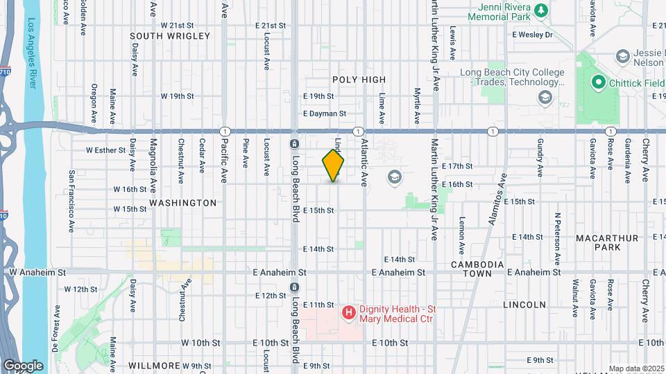 436 E 16th St Map and Location Details