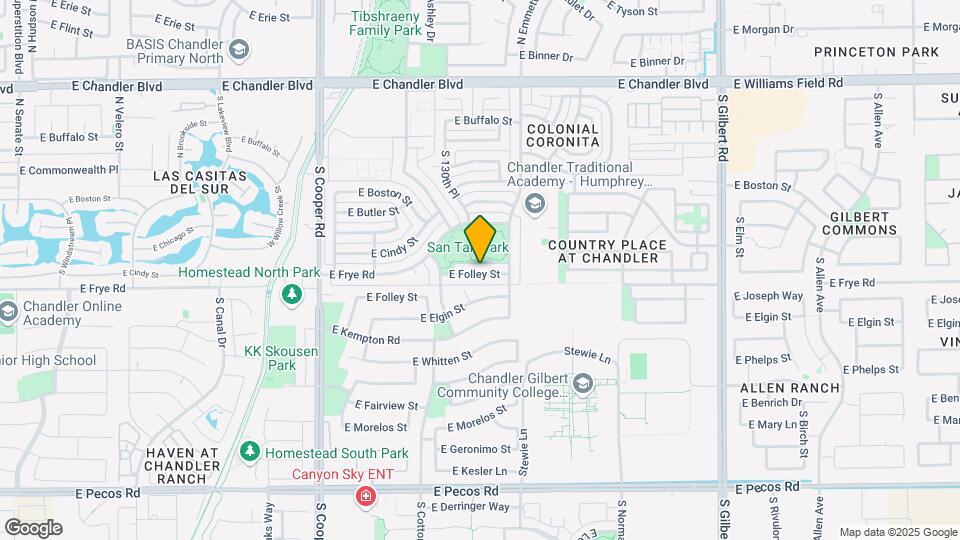 2326 E Folley St Mapa y Detalles de la Ubicación