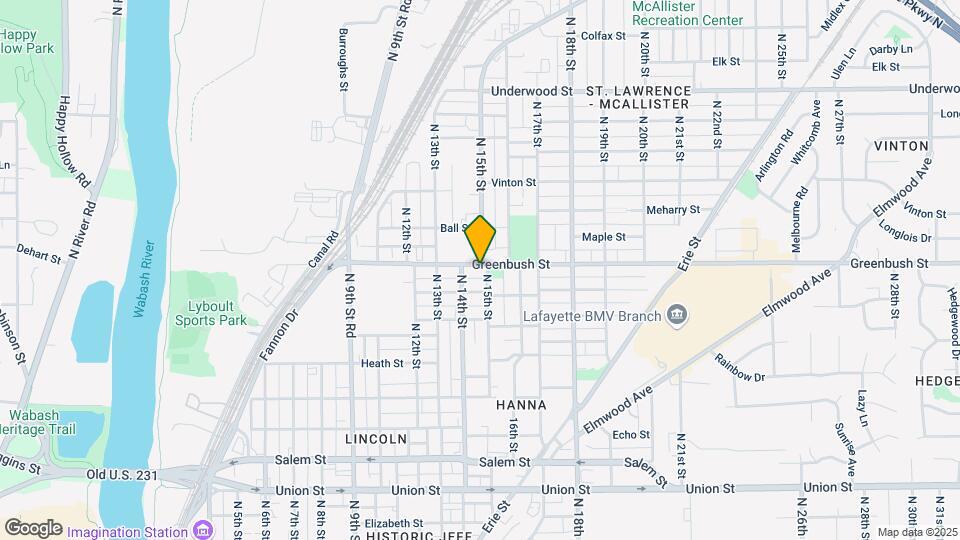 1419 Greenbush St Map and Location Details