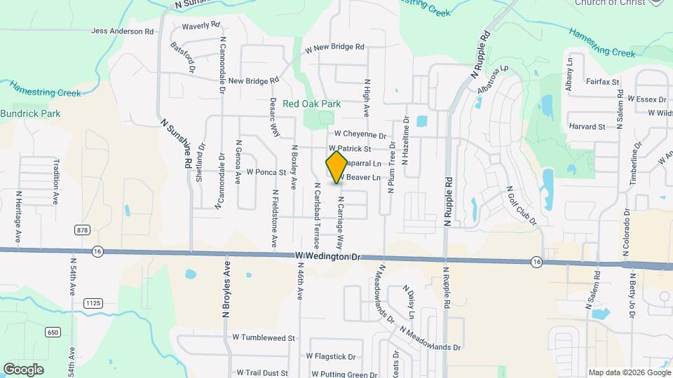 1375 N Carriage Way, Unit 1375 Map and Location Details