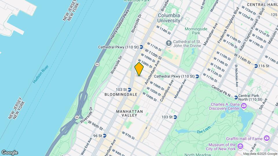 234 W 106th St Mapa y Detalles de la Ubicación