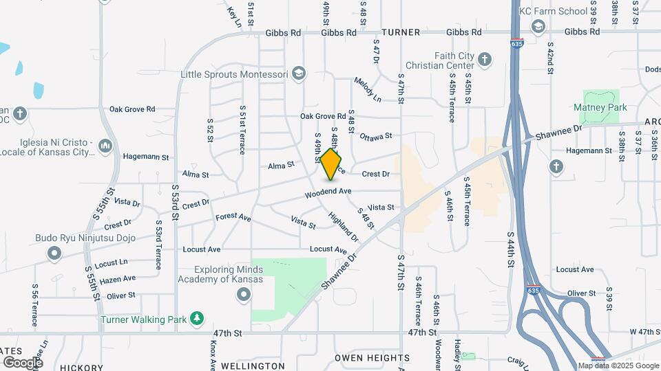 4822 Woodend Ave Map and Location Details