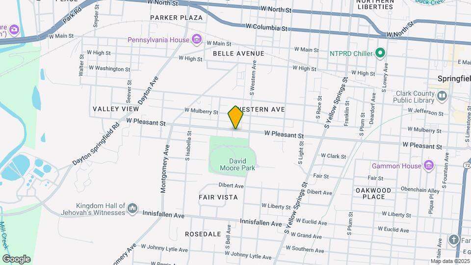 1027 W Pleasant St Map and Location Details