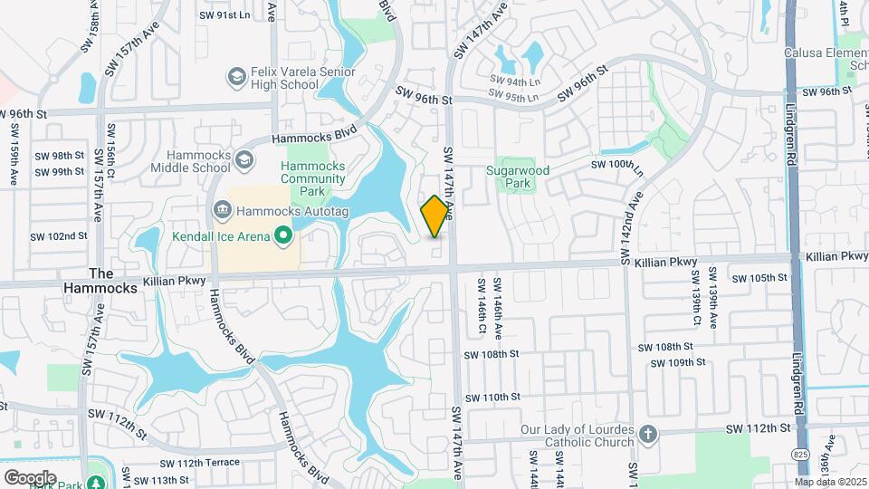 10300 SW 147th Ct Cir Map and Location Details