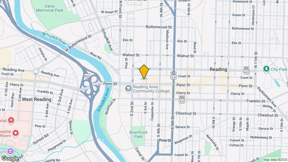 305 Penn St, Unit 4 Map and Location Details