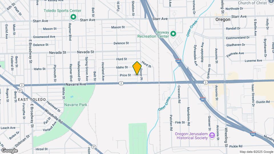 2074 Price St Map and Location Details