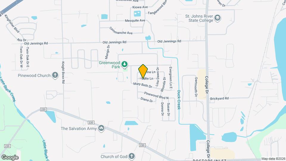 2709 Julie Ln Map and Location Details